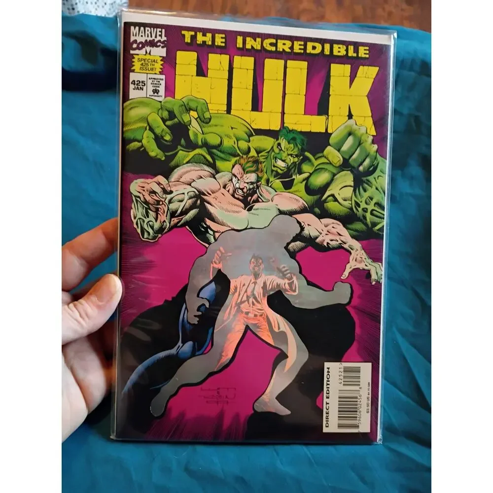 Incredible Hulk Lot Of 4 Vf/NM #425 Marvel Comics #378,393,400,425 Mini Keys